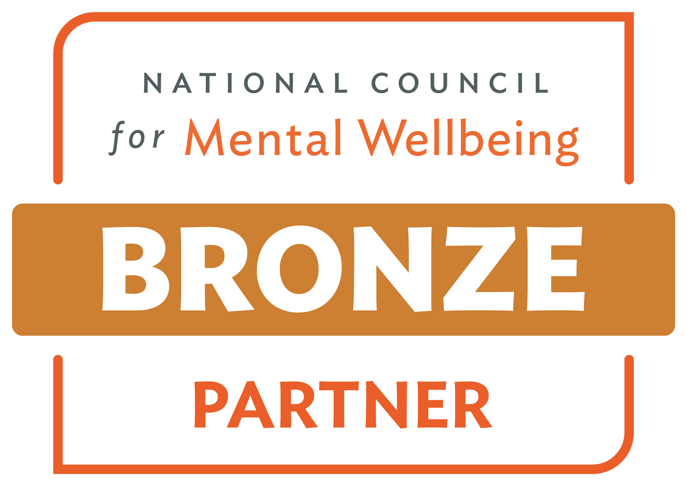 National Council for Mental Wellbeing Bronze Partner